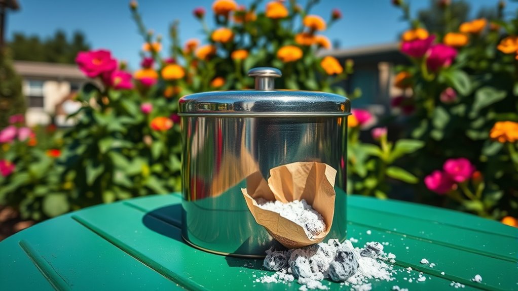 safe ash disposal practices