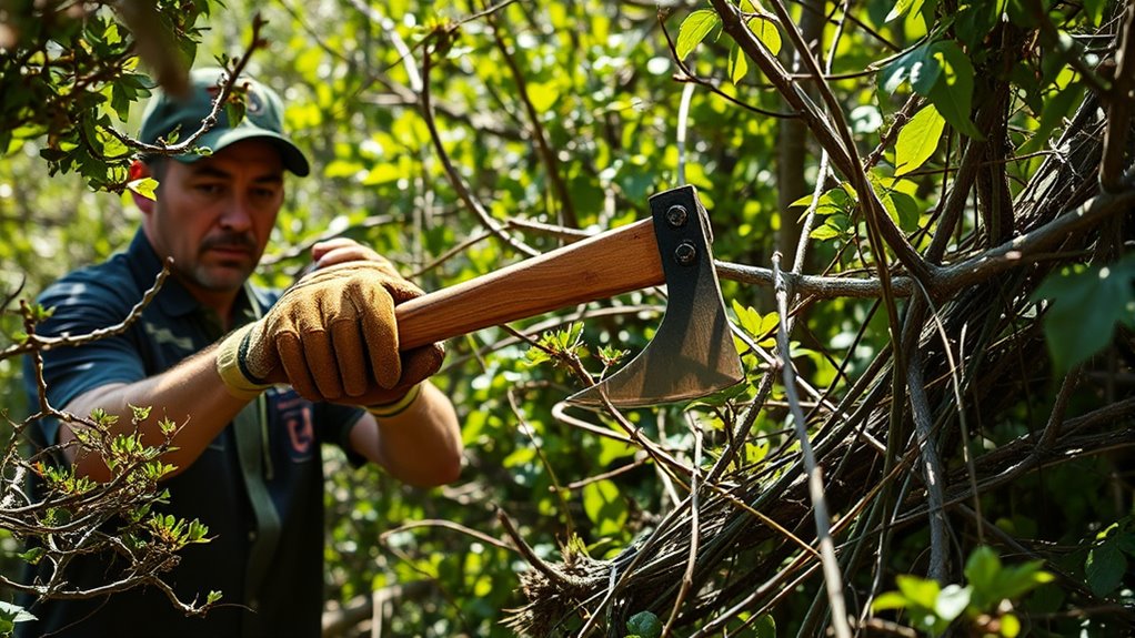 safe efficient brush cutting