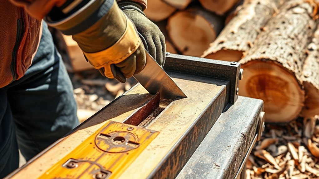 safe log splitter wedge replacement