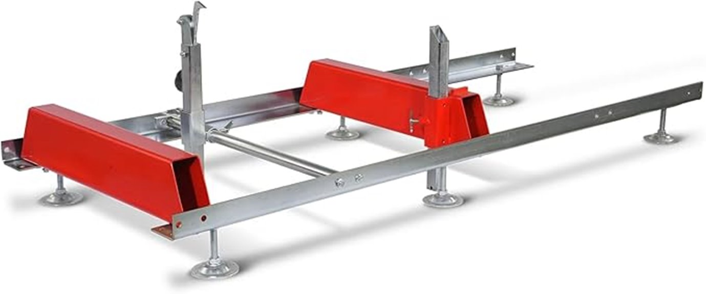 sawmill track extension dimensions