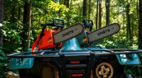 secure atv chainsaw transport
