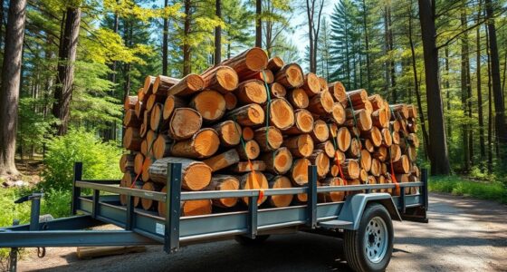 secure firewood during transport