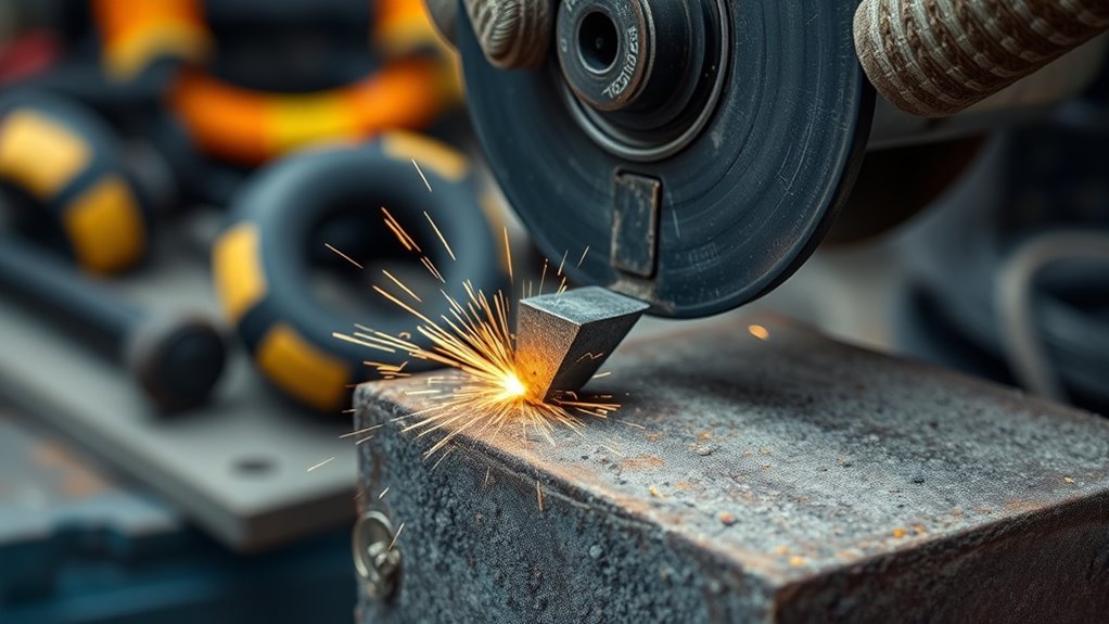 secure wedge for safe sharpening