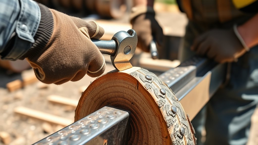 securely align and tighten wedge