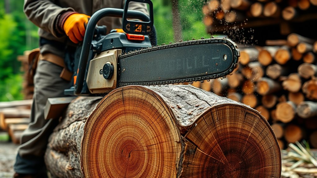 select straight knot free logs