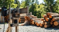 selecting appropriate log splitter tonnage