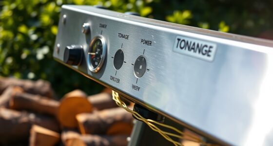 selecting appropriate log splitter tonnage