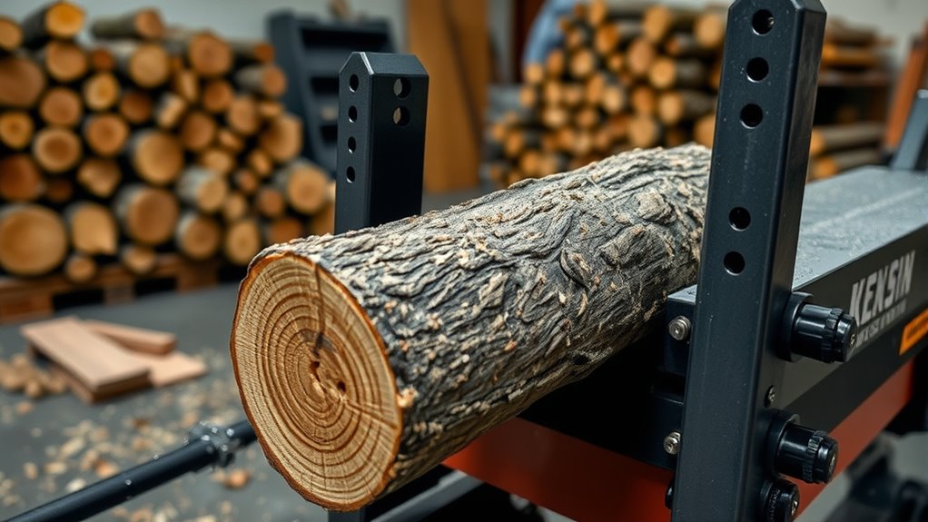 selecting appropriate log splitter tonnage