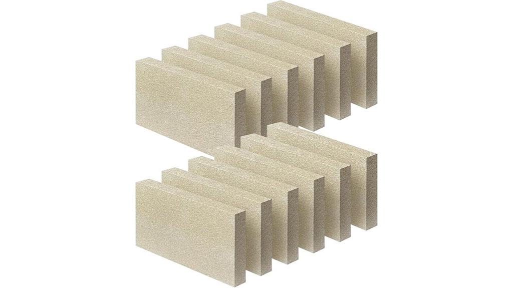 set of twelve firebricks