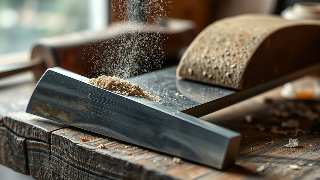 sharpen dull wedge properly