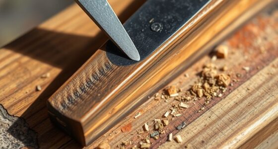 sharpening a dull wedge