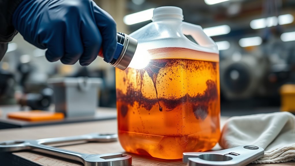 signs of hydraulic contamination