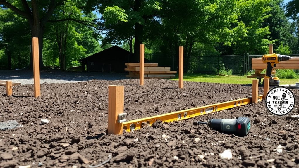 site preparation and drainage