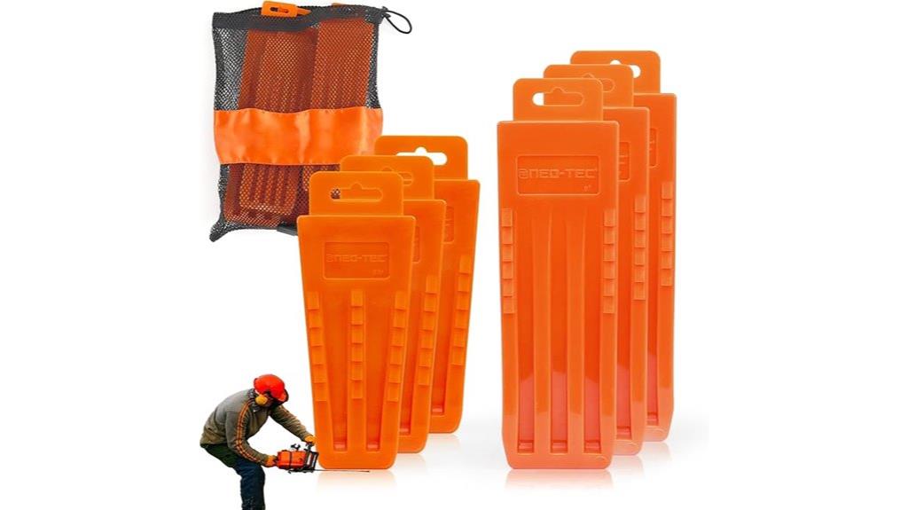 six pack tree felling wedges