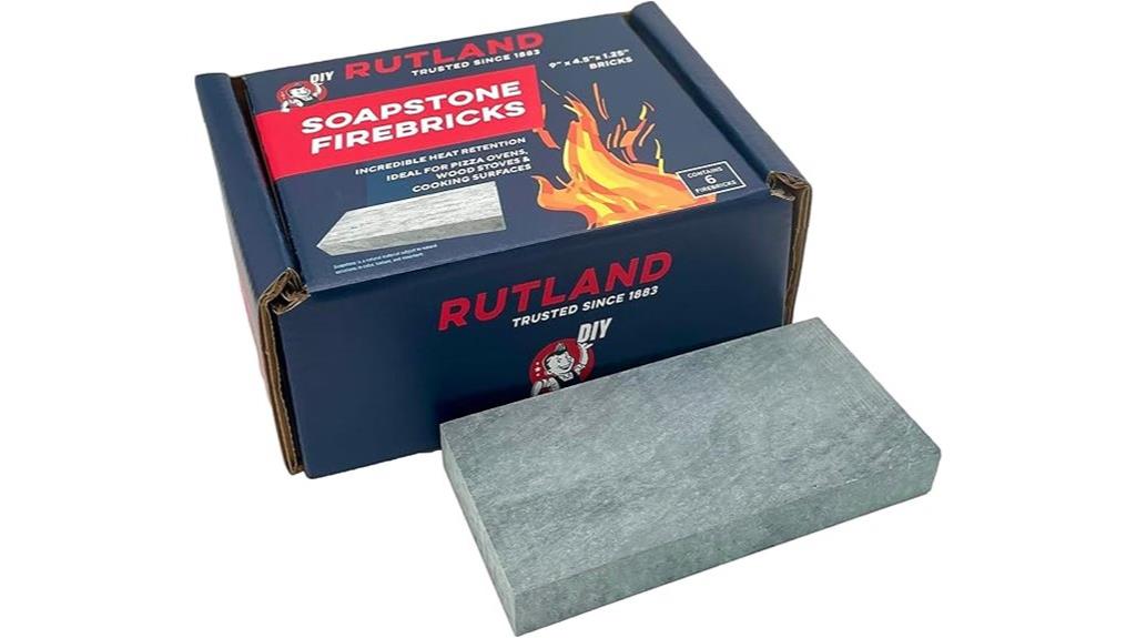six rutland soapstone bricks