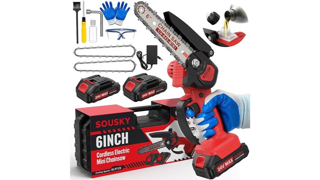 small cordless chainsaw
