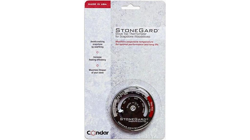 soapstone stove temperature gauge