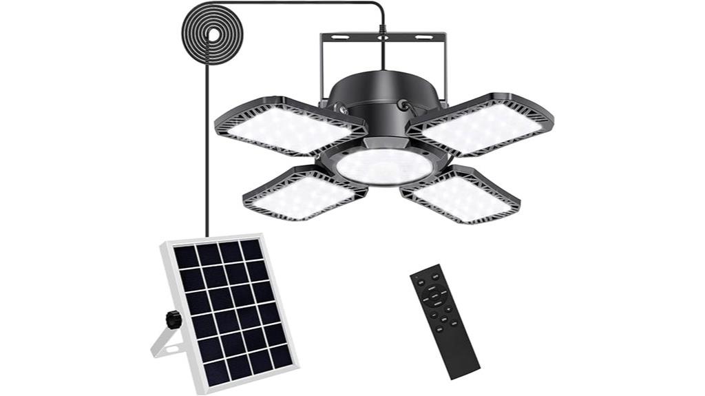 solar shed light with remote