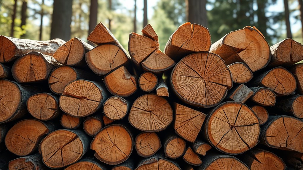 stack logs properly and ventilate