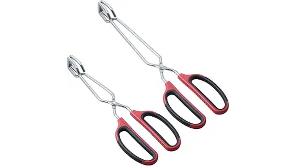 stainless steel tongs set