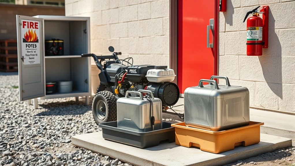 store fuel safely away