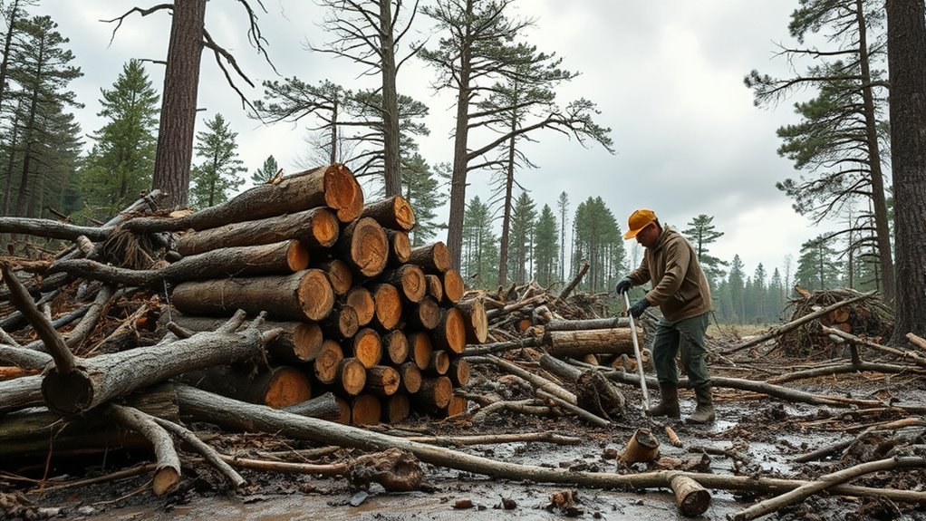 storm damage log preparation