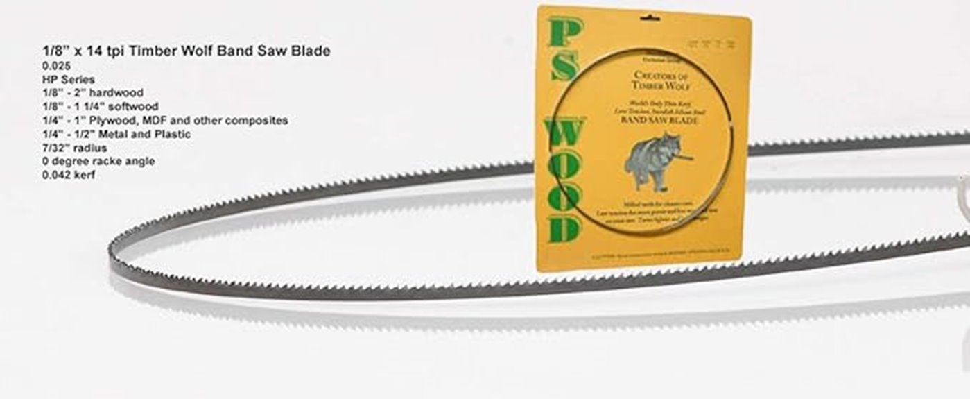 timber wolf band blade