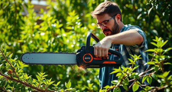 top battery chainsaws for landscaping