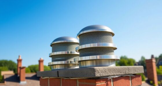 top chimney cap spark arrestors
