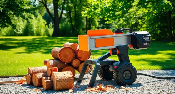 top cordless log splitters