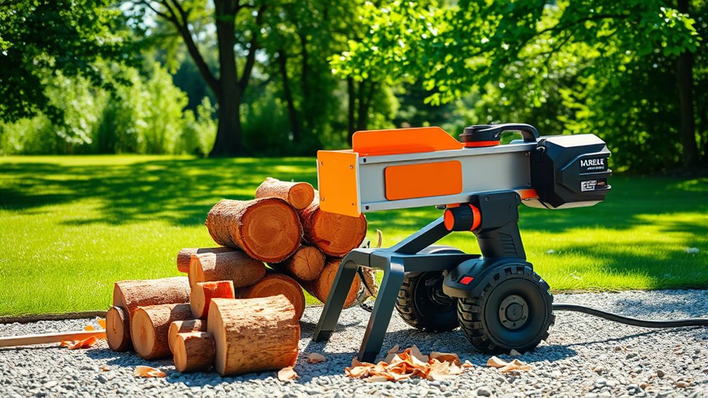 top cordless log splitters