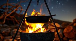 top fire pit cooking tripods