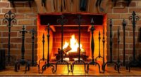 top fireplace andiron selections