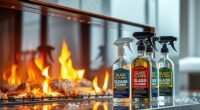 top fireplace glass cleaner sprays