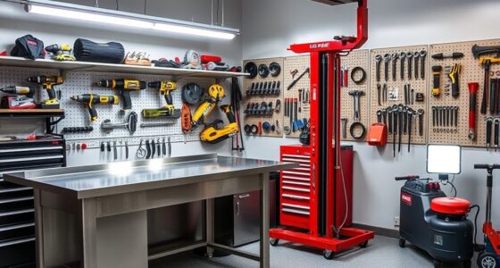 top garage workshop equipment