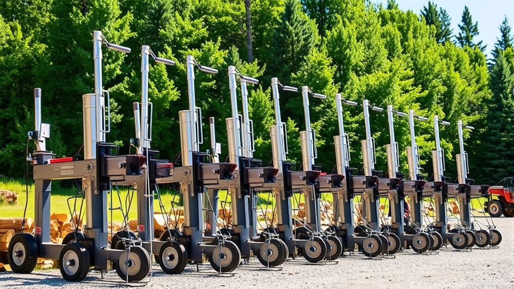 top heavy duty log splitters