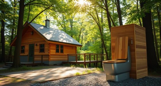 top off grid composting toilets