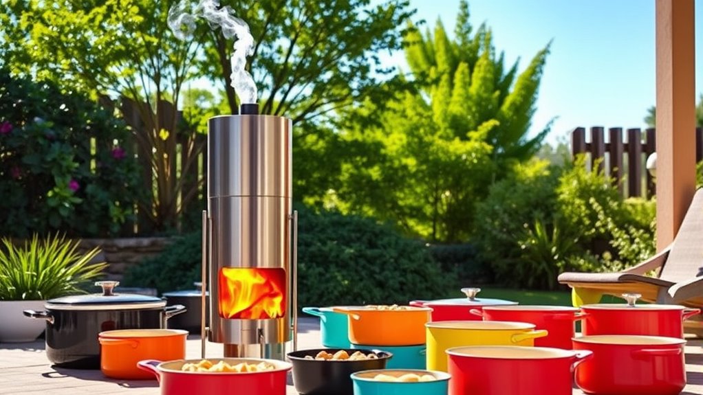 top patio rocket stoves