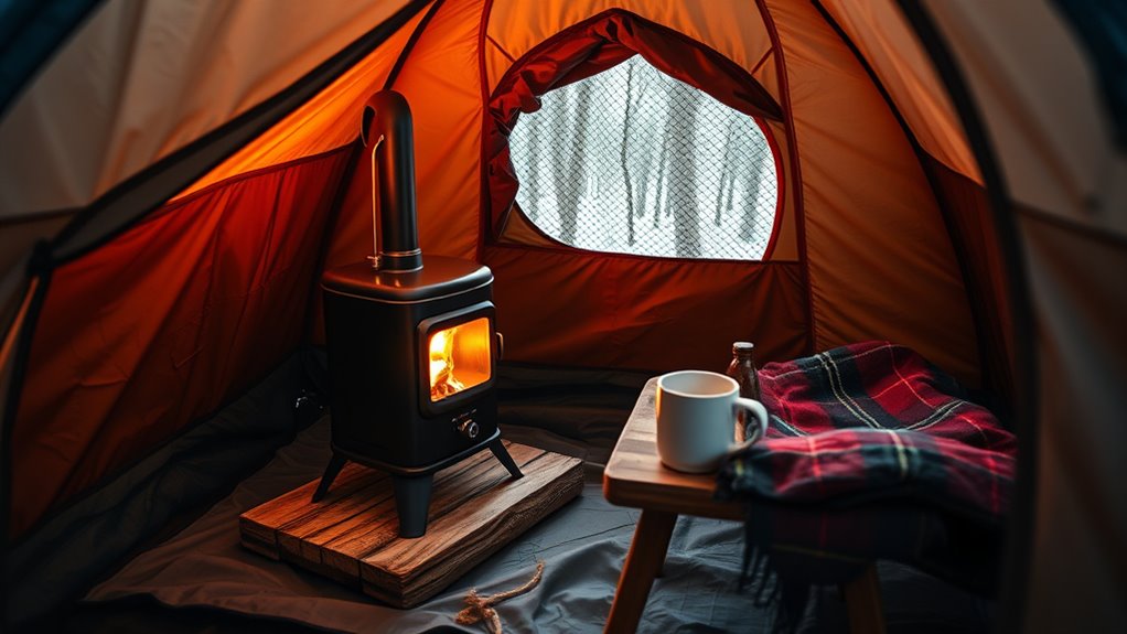 top portable tent stoves