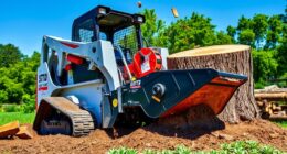 top skid steer stump grinders