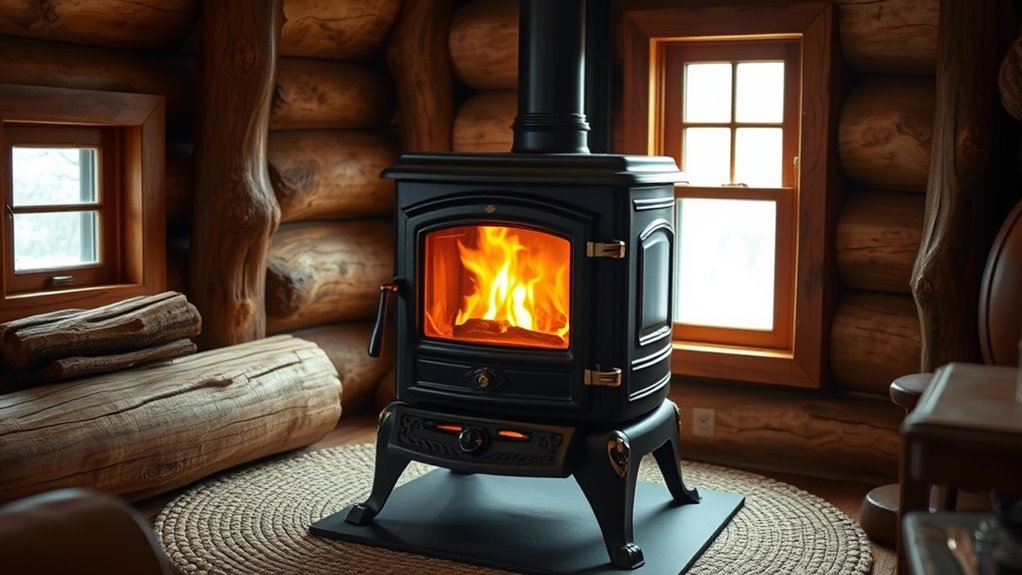 top small cabin wood stoves