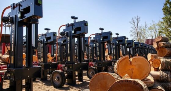 top vertical log splitters