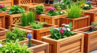 top wooden planter kits