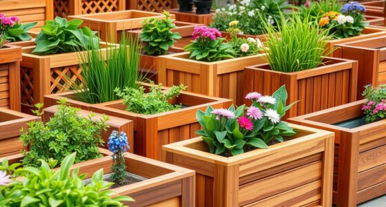 top wooden planter kits