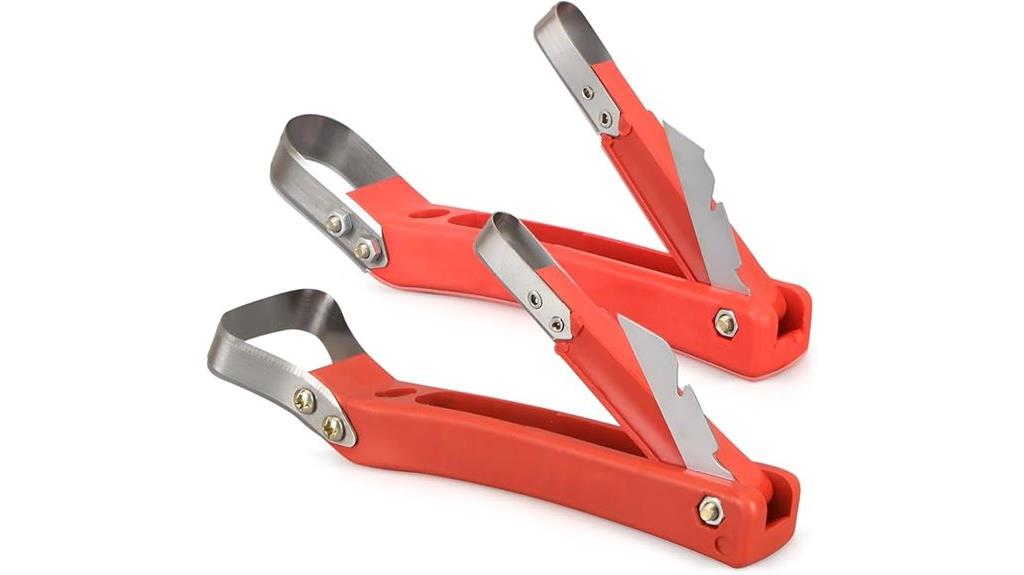two piece bark removal set