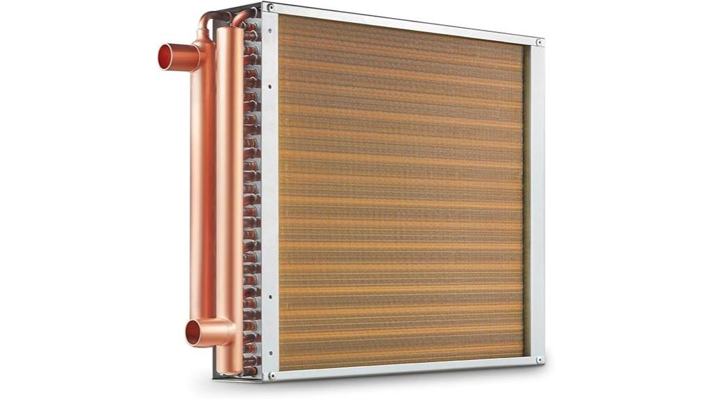 vevor 16x16 copper heat exchanger