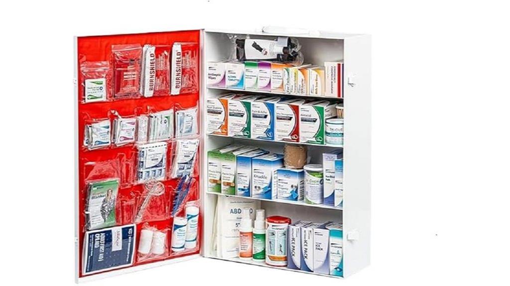 wall mounted metal first aid cabinet