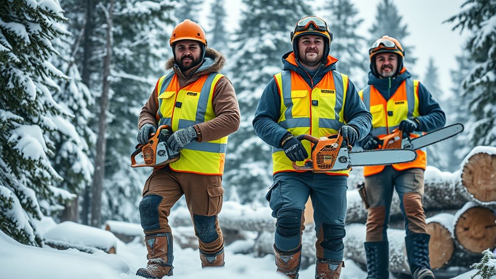 wear layered waterproof safety gear