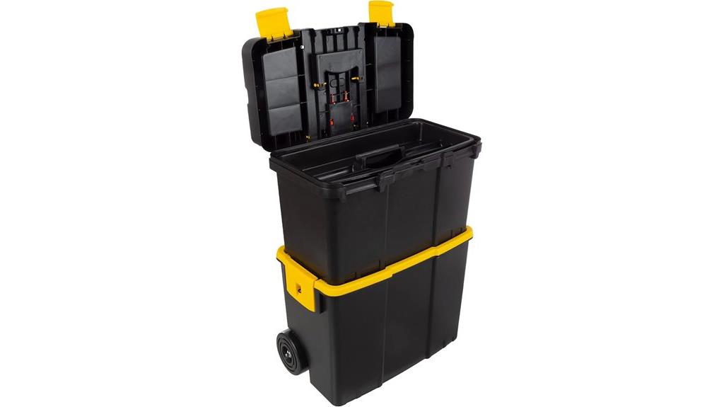 wheeled portable toolbox stalwart