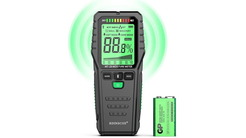 wireless wall moisture detector
